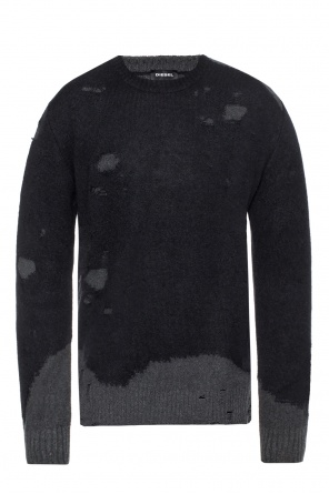 Sweater with a raw finish, zdjęcie 1 Sweater with a raw finish od Diesel